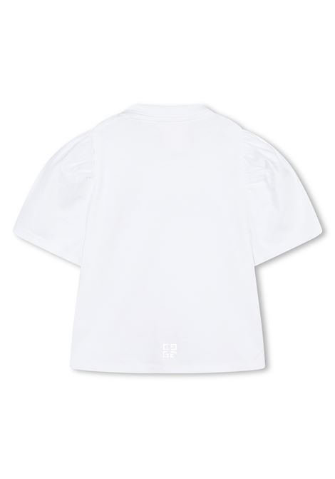 T-shirt con stampa logo GIVENCHY KIDS | H3052910P
